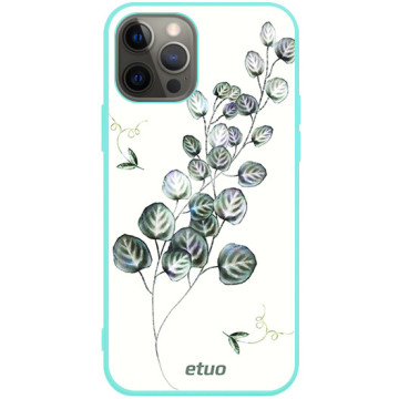 Phone case - casey Soft Flex Design - Botanic - Green creeper field - mint
