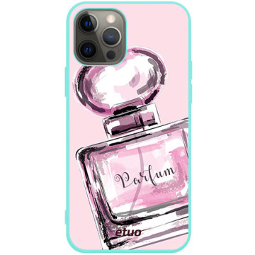 Phone case - casey Soft Flex Design - Fashion - Perfume flacon - mint