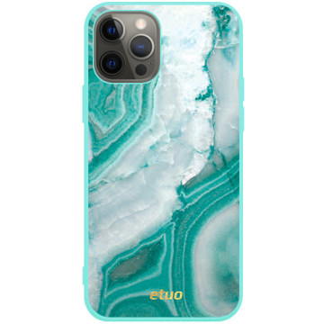 Phone case - casey Soft Flex Design - Insta Marble - Turquoise marble - mint