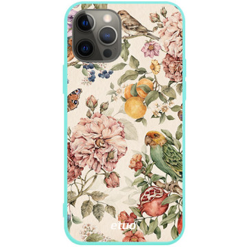 Etui na telefon - casey Soft Flex Design - Floral impressions - Kasiags Tropical chill - miętowy