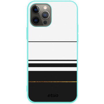 Phone case - casey Soft Flex Design - Minimalist - Simply stripes - mint
