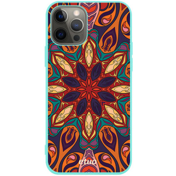 Phone case - casey Soft Flex Design - Moroccan - Moroccan rosette - mint
