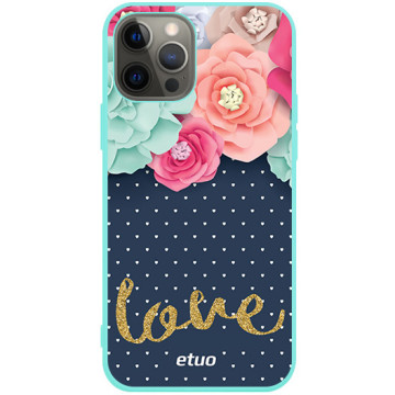 Phone case - casey Soft Flex Design - Spring Case - Love spring - mint