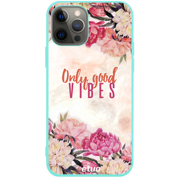 Phone case - casey Soft Flex Design - Summer Vibes - Only Good Vibes - mint