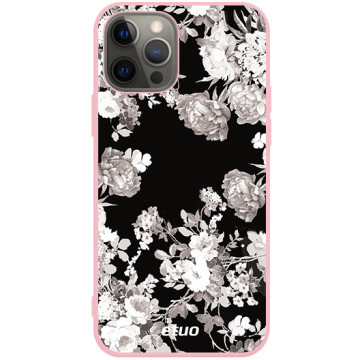 Phone case - casey Soft Flex Design - Autumn - Roses in negative - pink