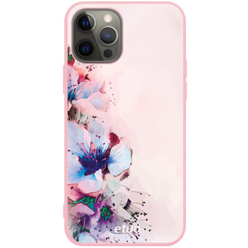 Phone case - casey Soft Flex Design - Autumn - Floral decor - pink