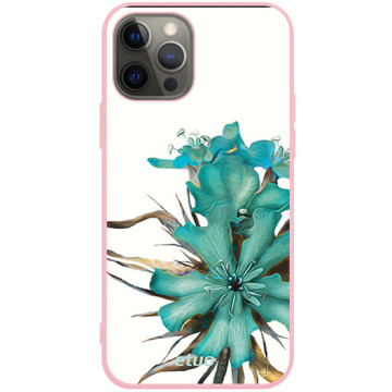 Phone case - casey Soft Flex Design - Botanic - Sea Flower - pink