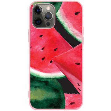 Phone case - casey Soft Flex Design - Fruits and Tropical - Juicy watermelons - pink