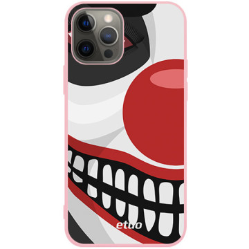 Phone case - casey Soft Flex Design - Horror - Clown horror - pink
