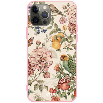 Etui na telefon - casey Soft Flex Design - Floral impressions - Kasiags Tropical chill - różowy
