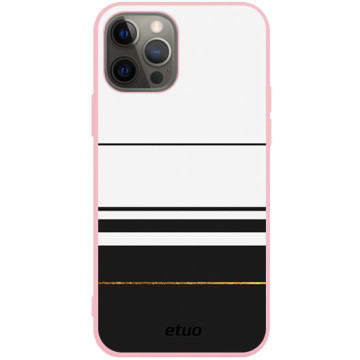 Phone case - casey Soft Flex Design - Minimalist - Simply stripes - pink