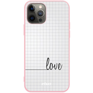 Phone case - casey Soft Flex Design - Minimalist - Checkered Case - pink