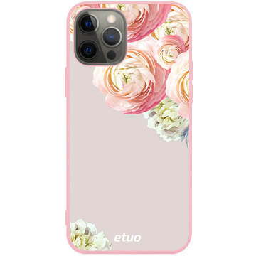 Phone case - casey Soft Flex Design - PasteLove - Pastel roses - pink