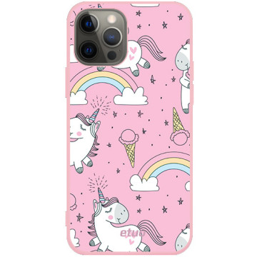 Phone case - casey Soft Flex Design - Unicorn - Pink Unicorn - pink