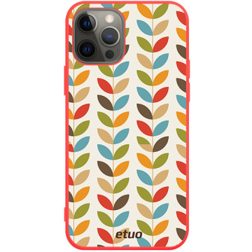 Phone case - casey Soft Flex Design - Autumn - Autumn plants - red