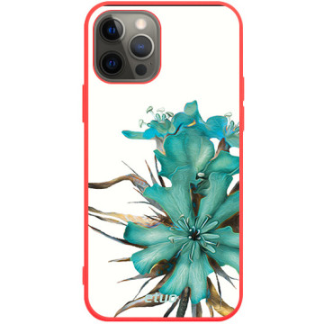 Phone case - casey Soft Flex Design - Botanic - Sea Flower - red