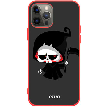 Phone case - casey Soft Flex Design - Horror - Death with a scythe - red