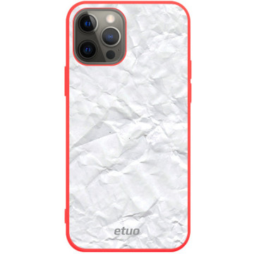 Phone case - casey Soft Flex Design - Minimalist - Creased case - red