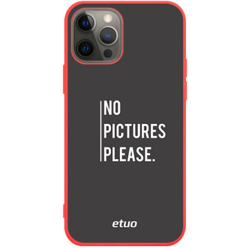 Phone case - casey Soft Flex Design - Minimalist - No pictures - red