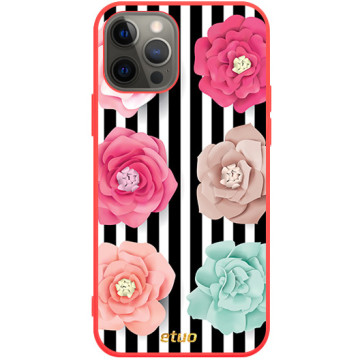 Phone case - casey Soft Flex Design - Spring Case - Symmetrical spring - red