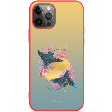 Etui na telefon - casey Soft Flex Design - Water stories - Coat - czerwony