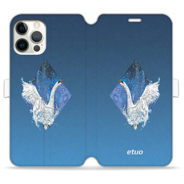 Phone case - casey Wallet Book Design - Water stories - Swan