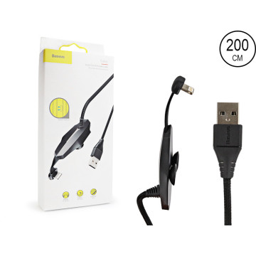 Baseus Colorful cable 1.5A 2m with USB / Lightning connector - black