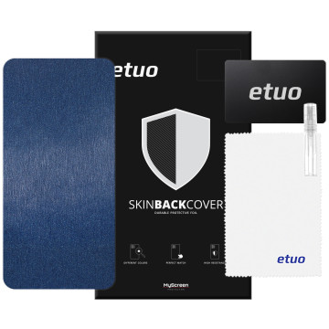 Tecno Camon 16 SE - foil on the back of the phone casey Skin Back Cover - Brushed Structure Deep Blue Metalic