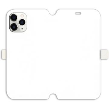 Phone case - casey Wallet Book Design - Marble Case - White Marble