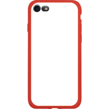 Phone case - casey Soft Flex Design - Moroccan - Moroccan rosette - red