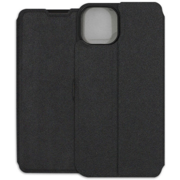 Apple iPhone 14 Case - Soft Wallet Book - black