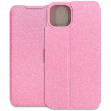 Apple iPhone 14 Case - Soft Wallet Book - pink