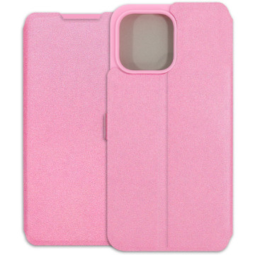 Apple iPhone 14 Pro Max Case - Soft Wallet Book - pink