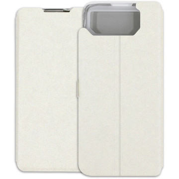 Asus ROG Phone 6D Ultimate Case - Wallet Book - white