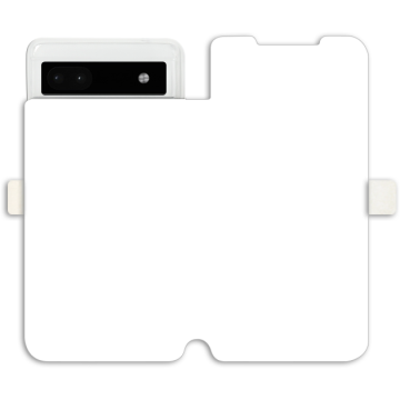 Phone case - casey Wallet Book Design - Marble Case - White Marble