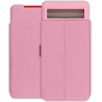 Google Pixel 6a Case - Soft Wallet Book - pink