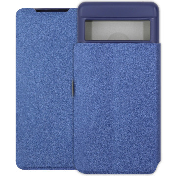 Google Pixel 7 Case - Soft Wallet Book - navy blue