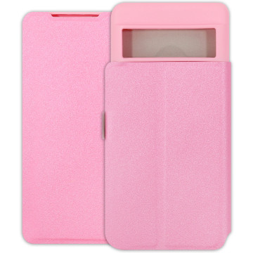 Google Pixel 7 Case - Soft Wallet Book - pink