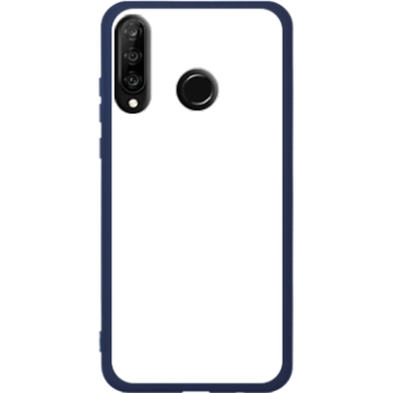 Phone case - casey Soft Flex Design - Marble Case - Blue Marble - navy blue