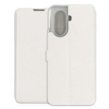 Huawei Nova Y70 Case - Wallet Book - white