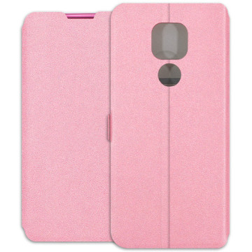 Motorola Moto G9 Play Case - Wallet Book - pink