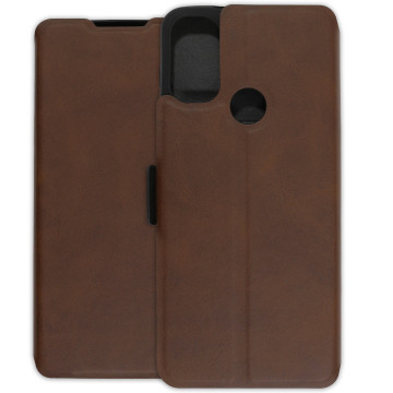 Motorola Moto E20 Case - casey Wallet - brown