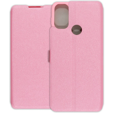 Motorola Moto E30 Case - Soft Wallet Book - pink