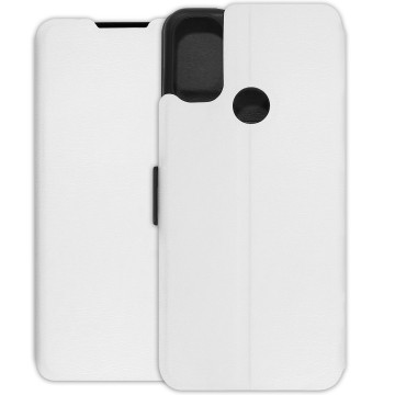 Motorola Moto E40 Case - casey Wallet - white