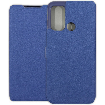 Motorola Moto G60 Case - Soft Wallet Book - navy blue