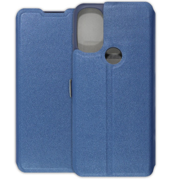 Motorola Moto G71 5G Case - Soft Wallet Book - navy blue