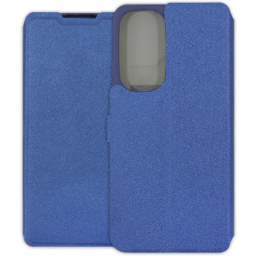 Motorola Edge 30 Case - Soft Wallet Book - navy blue