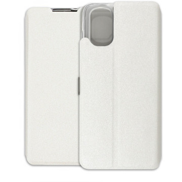 Motorola Moto E32s Case - Wallet Book - white