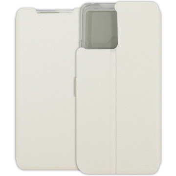 Motorola Edge 30 Fusion Case - Wallet Book - white