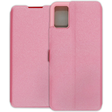 Motorola Moto E22i Case - Soft Wallet Book - pink